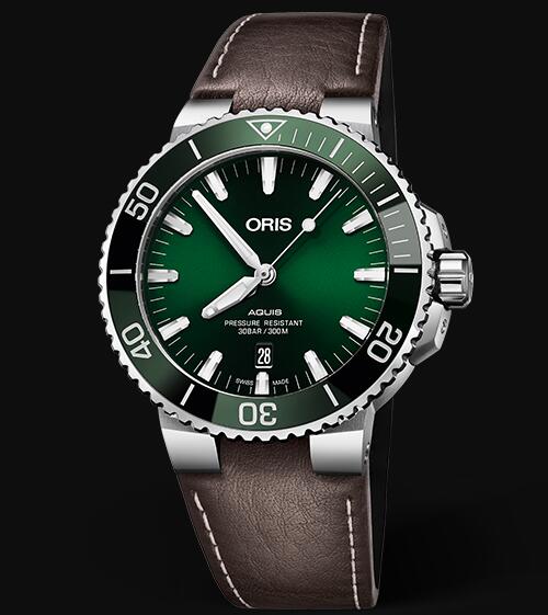 Review Oris Aquis Date 43.5mm Replica Watch 01 733 7730 4157-07 5 24 10EB - Click Image to Close